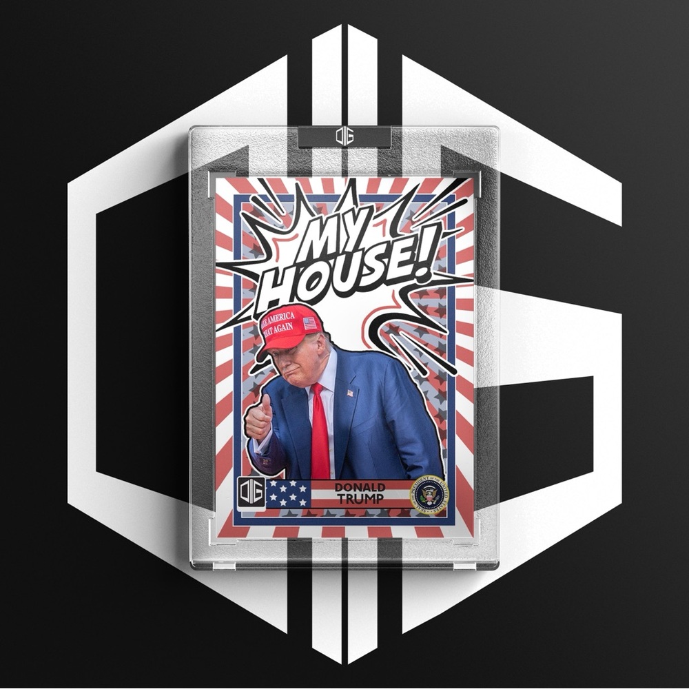 Custom collectors TRUMP trading card